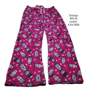 Fleece Knit Cozy Size Small Wide Leg Flare Coffee Cup Drinkware Tea To Go Warm